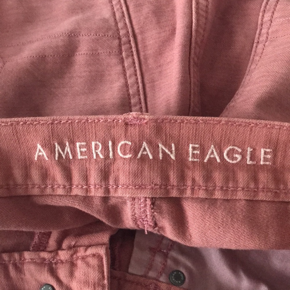 💕 American Eagle High Rise Mom Shorts Blush Size 2 - Picture 14 of 16